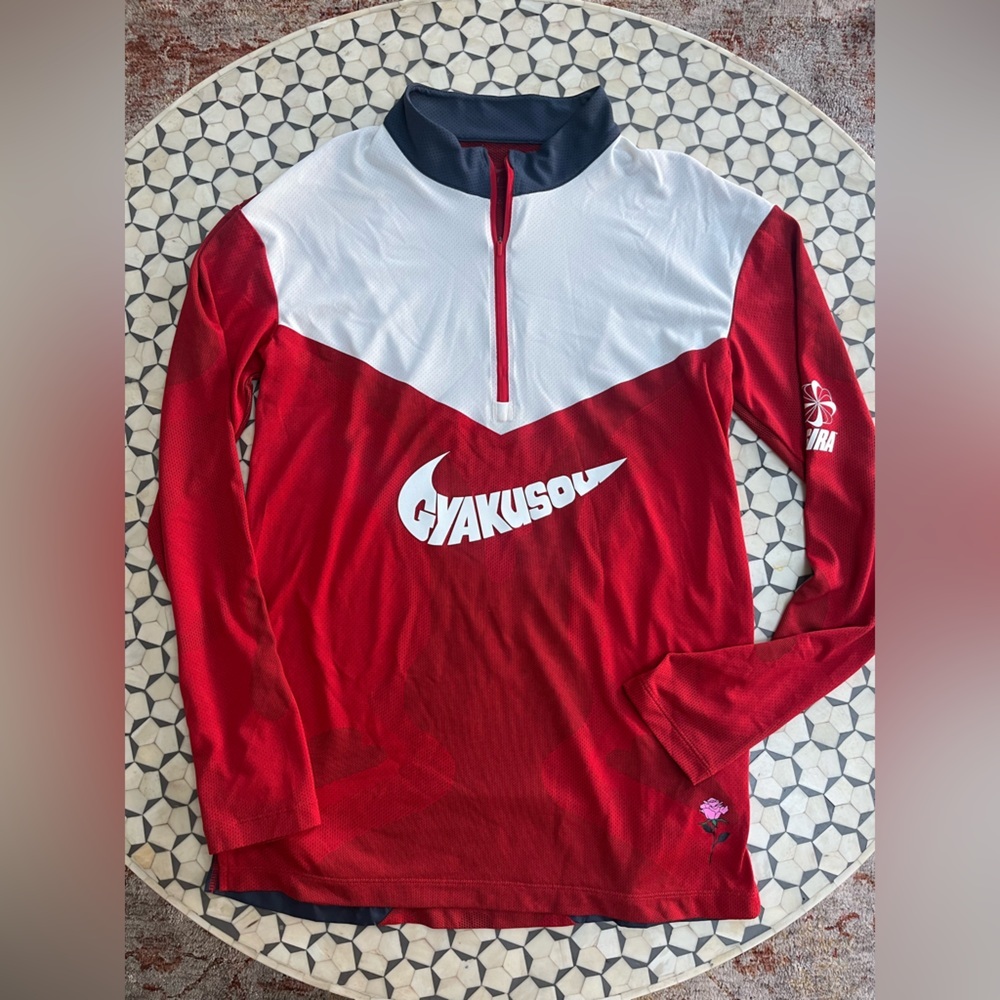 NIKE X UNDERCOVER GYAKUSOU TOP - SPORT RED/THUNDER BLUE/SAIL